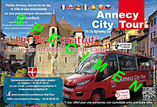 carte cadeau Annecy City Tour